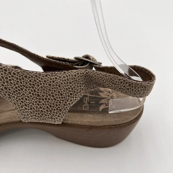 Dansko Women’s Strappy Sandals 40(9.5-10) Pebble LeatherTan Summer Ankle Strap - Picture 16 of 16